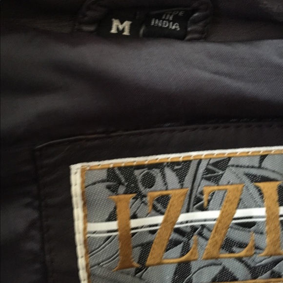 Deep Purple Leather Coat - Picture 4 of 4